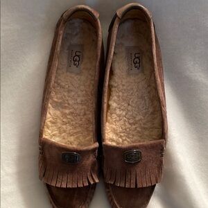 UGG Women's Brown Moccasin Shoes size 11